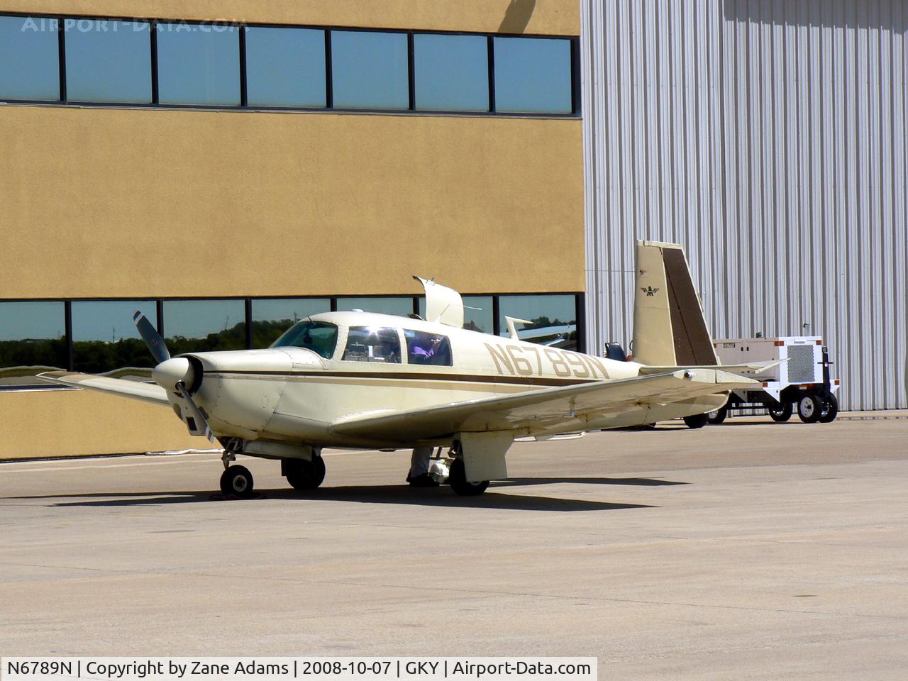 N6789N, 1968 Mooney M20C Ranger C/N 680094, At Arlington Municipal
