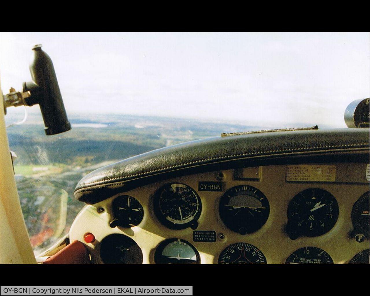 OY-BGN, 1973 Piper PA-28-140 Cherokee Cruiser C/N 28-7425151, After my first flight