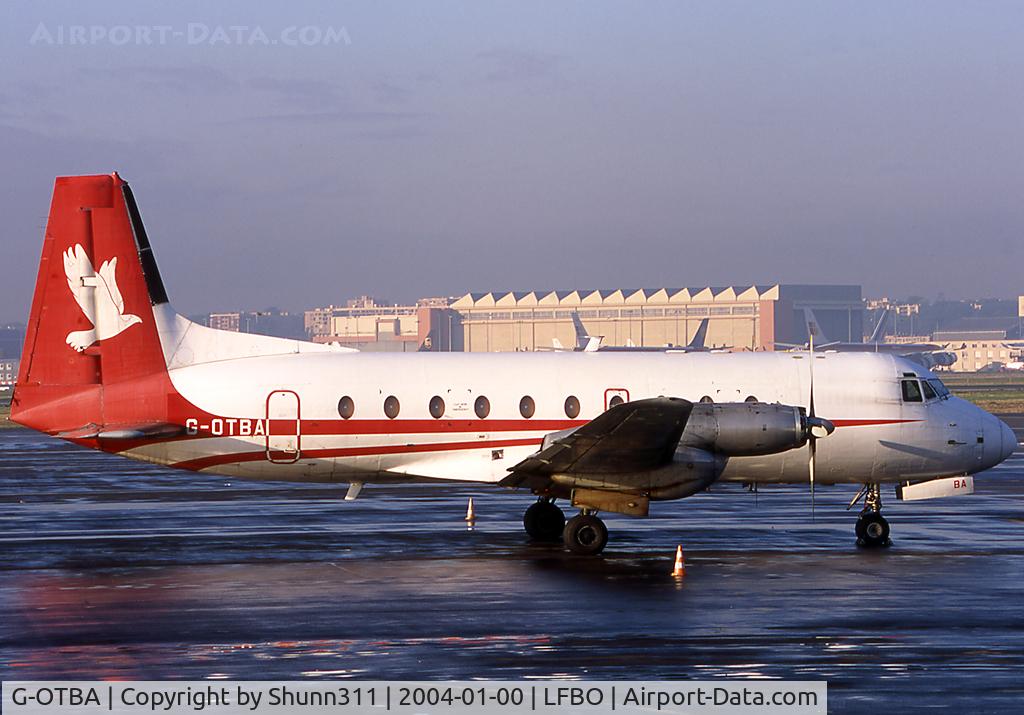 G-OTBA, 1973 Hawker Siddeley HS.748 Series 2A C/N 1712, Parked in Royal Tongan Airlines c/s and used by Emerald Airways