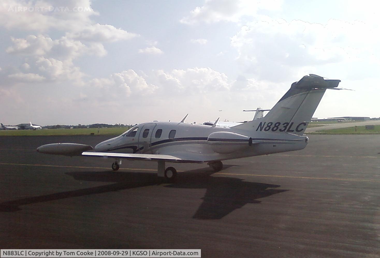 N883LC, 2008 Eclipse Aviation Corp EA500 C/N 000203, new Eclipse taxiing out