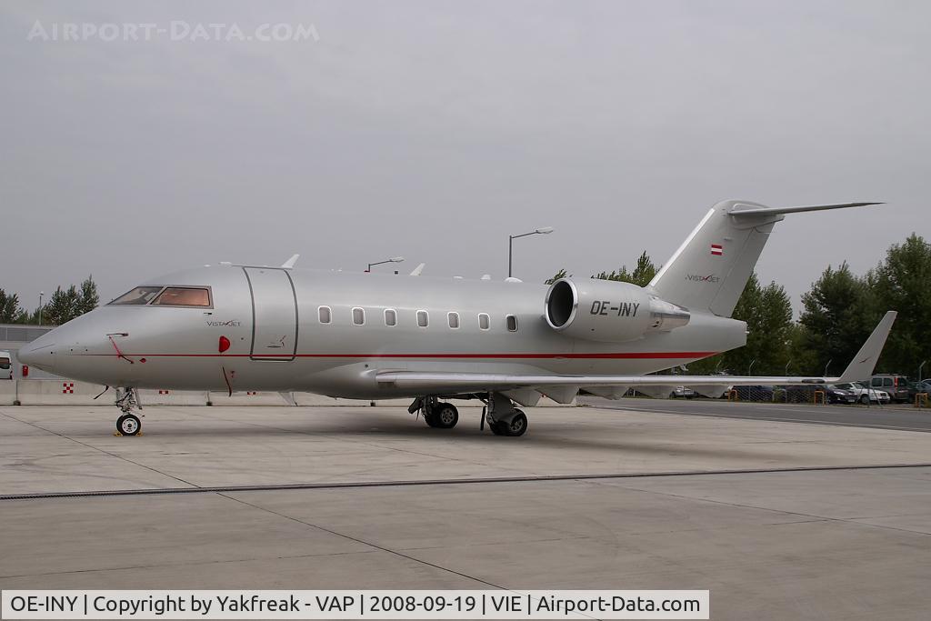 OE-INY, 2006 Bombardier Challenger 604 (CL-600-2B16) C/N 5644, Vistajet Challenger