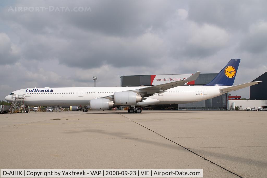 D-AIHK, 2004 Airbus A340-642 C/N 580, Lufthansa Airbus 340-600