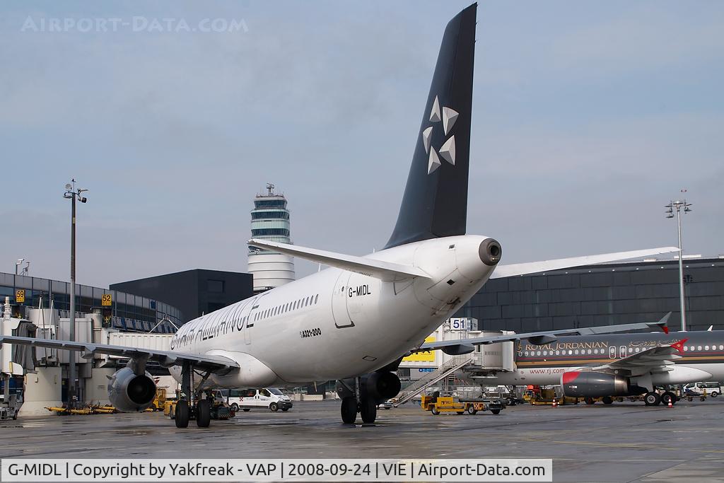 G-MIDL, 2000 Airbus A321-231 C/N 1174, BMI Airbus 321 in Star Alliance colors