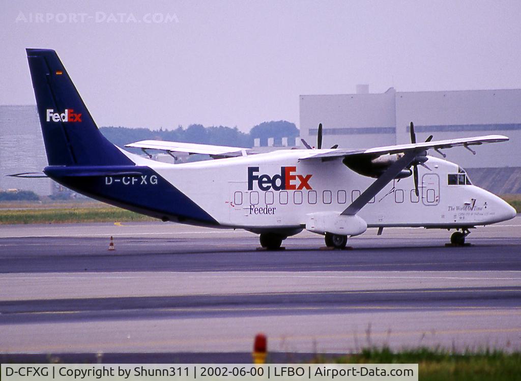D-CFXG, 1989 Short 360-300 C/N SH.3753, Parked at the Cargo apron...