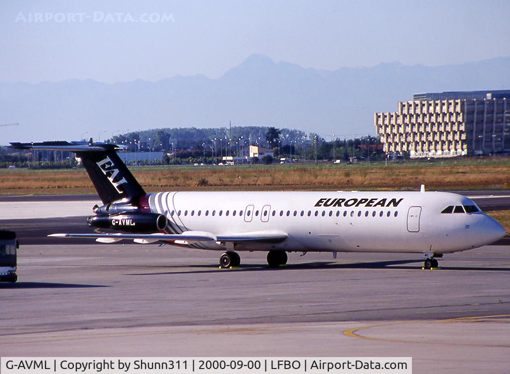 G-AVML, 1968 BAC 111-510ED One-Eleven C/N BAC.140, Parked at the terminal...