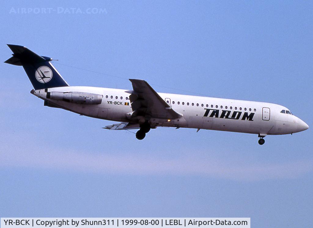 YR-BCK, 1977 BAC 111-525FT One-Eleven C/N BAC.254, Landing rwy 25