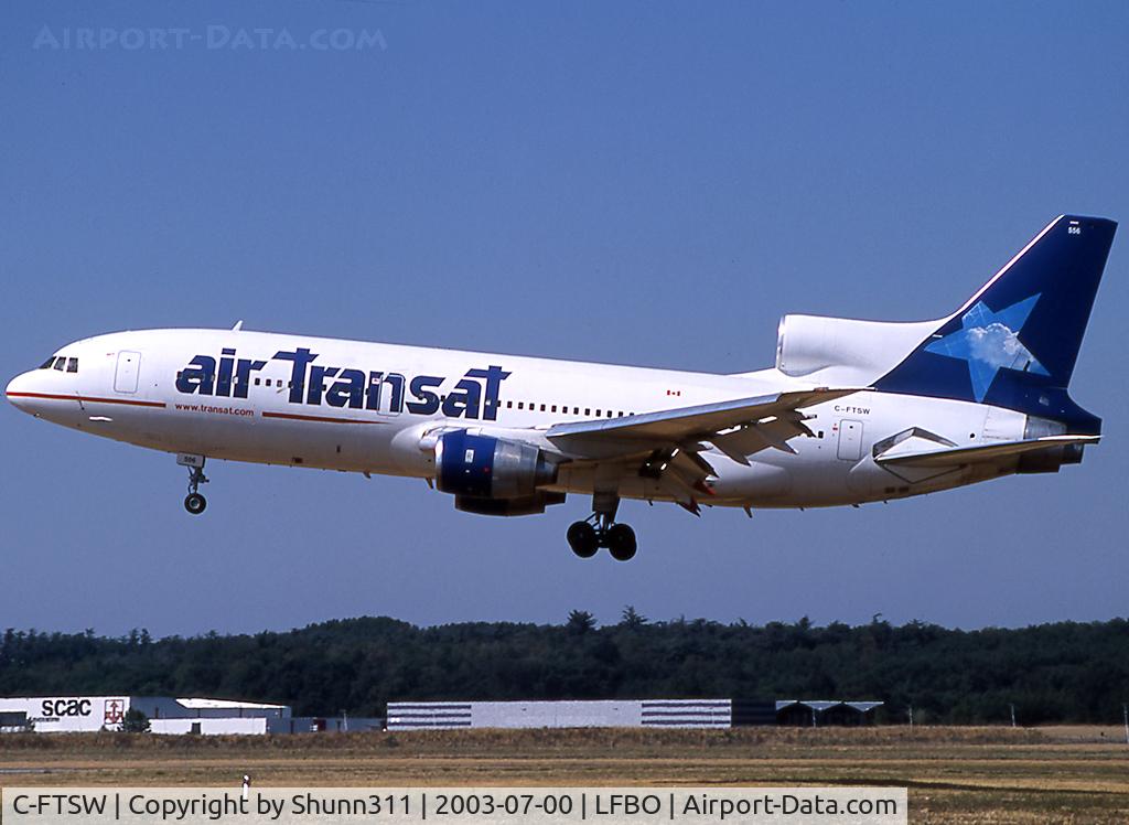 C-FTSW, 1983 Lockheed L-1011-385-3 TriStar 500 C/N 193H-1246, Landing rwy 14L