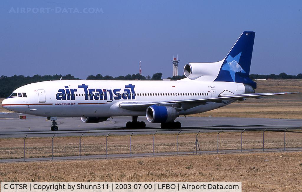 C-GTSR, 1983 Lockheed L-1011 Tristar 500 C/N 293B-1239, Arriving from flight and rolling to the terminal...