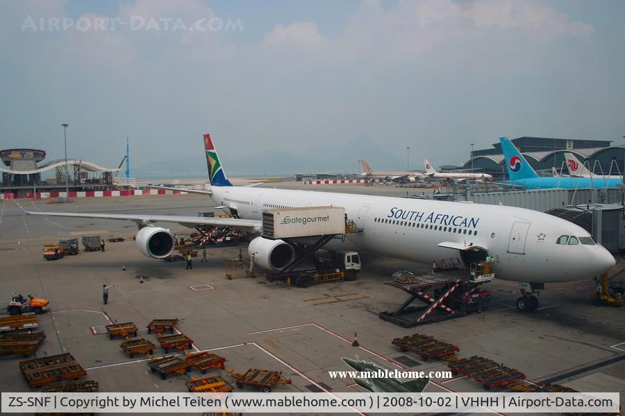 ZS-SNF, 2003 Airbus A340-642 C/N 547, South African Airways
