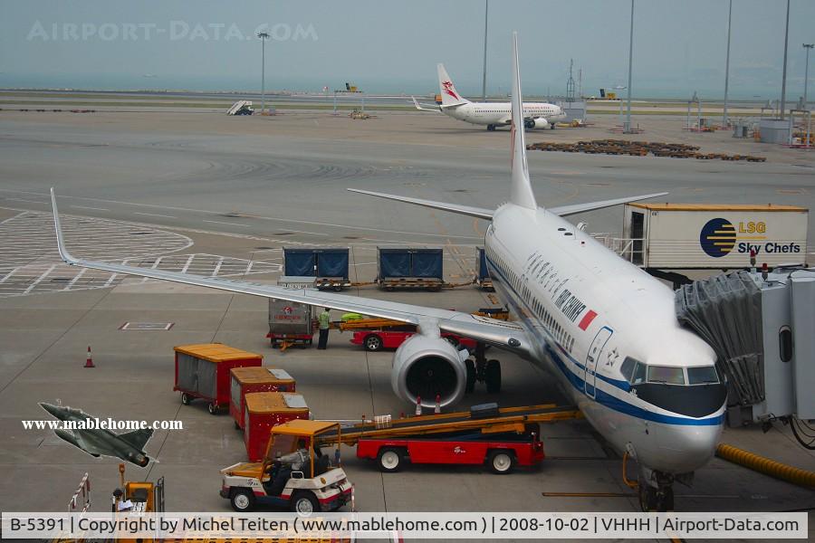 B-5391, 2008 Boeing 737-89L C/N 36487 / 2644, Air China