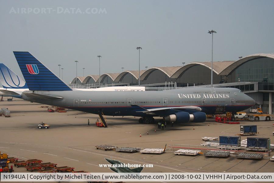 N194UA, 1997 Boeing 747-422 C/N 26892, United Airlines