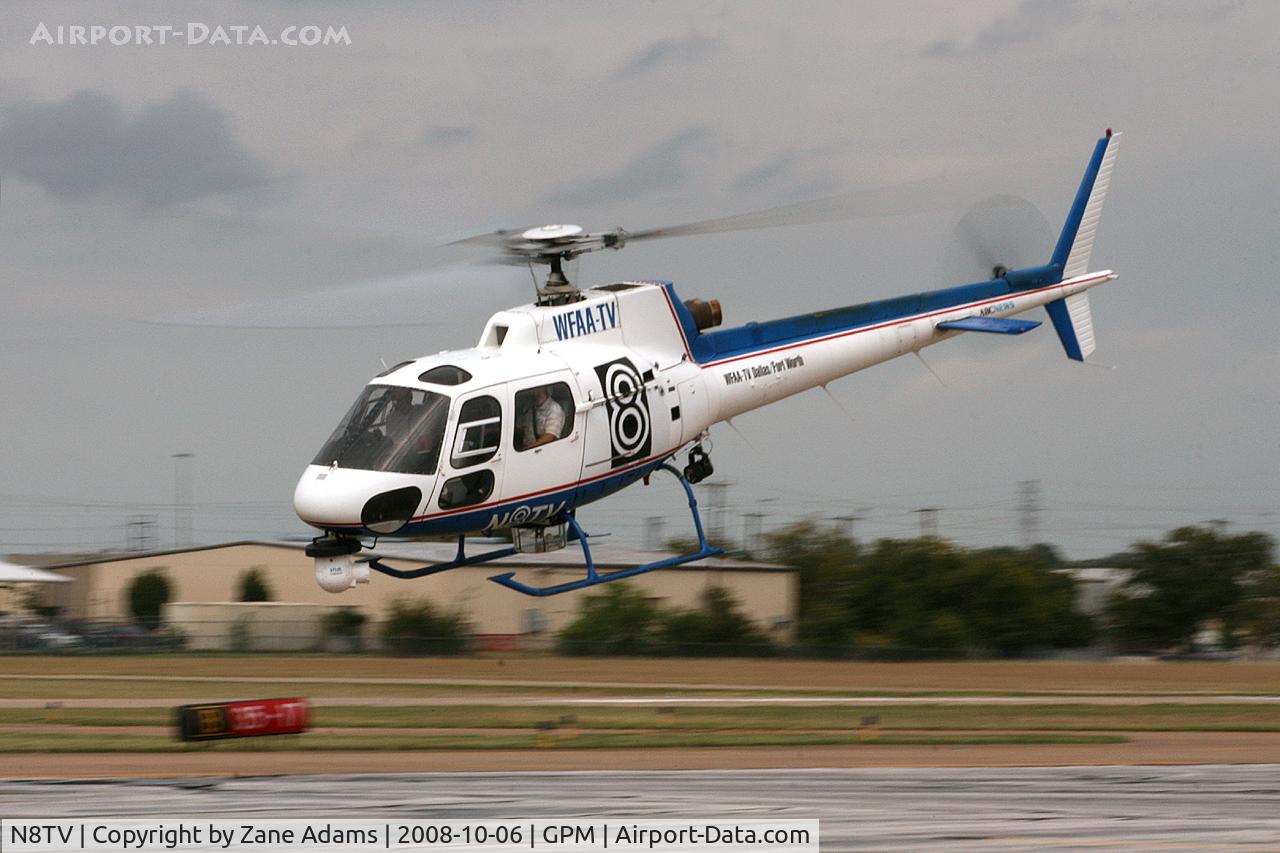 N8TV, 1993 Eurocopter AS-350BA Ecureuil C/N 2711, Departing Grand Prairie Municipal