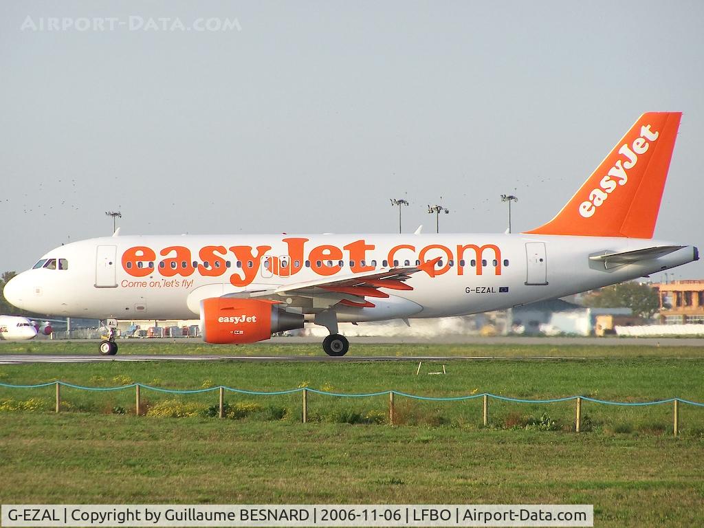 G-EZAL, 2006 Airbus A319-111 C/N 2754, Taking off 32R