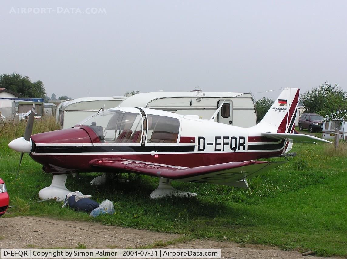 D-EFQR, 1979 Robin DR-400-180 Regent Regent C/N 1369, Robin DR400 at Husbands Bosworth