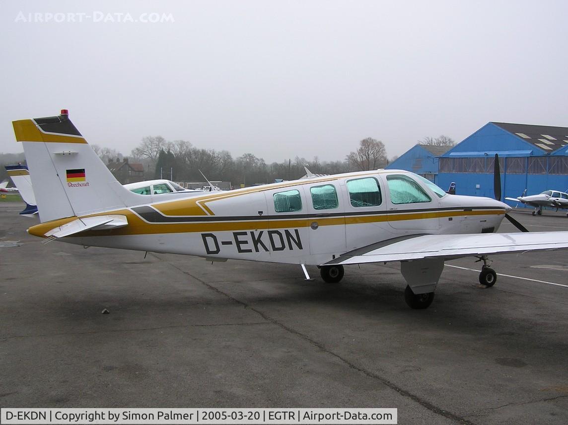 D-EKDN, 1987 Beechcraft A36 Bonanza C/N E-2353, Bonanza