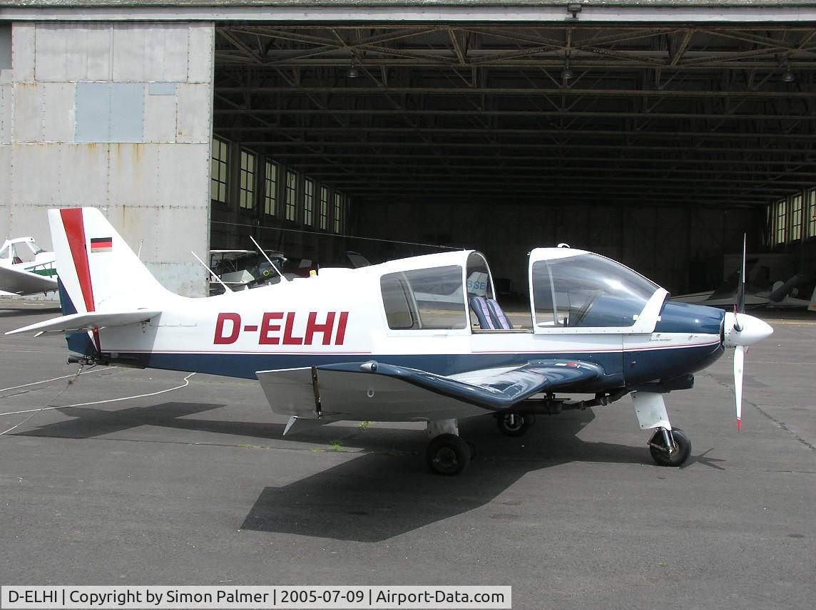 D-ELHI, 1977 Robin DR-400-180R Remorqueur Regent C/N 1208, Robin DR400 at Bicester