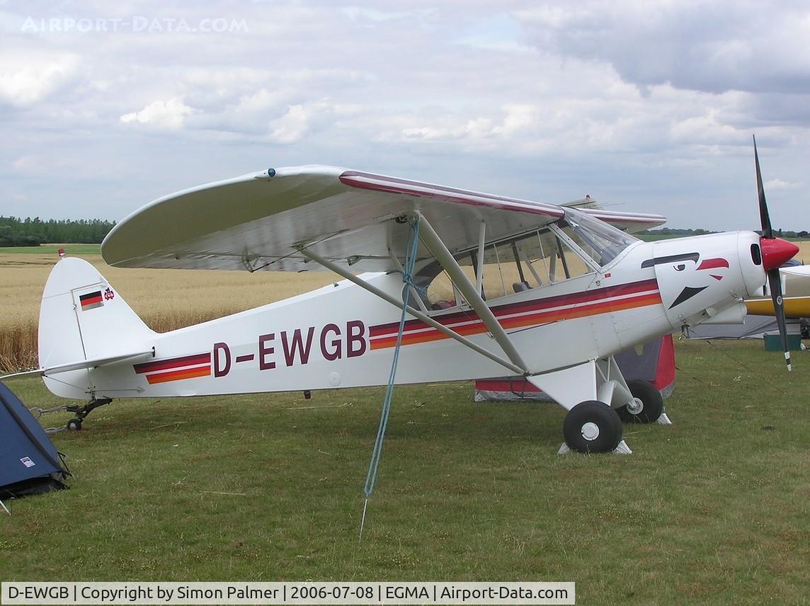 D-EWGB, 1960 Piper PA-18-150 Super Cub Super Cub C/N 18-7442, Super Cub