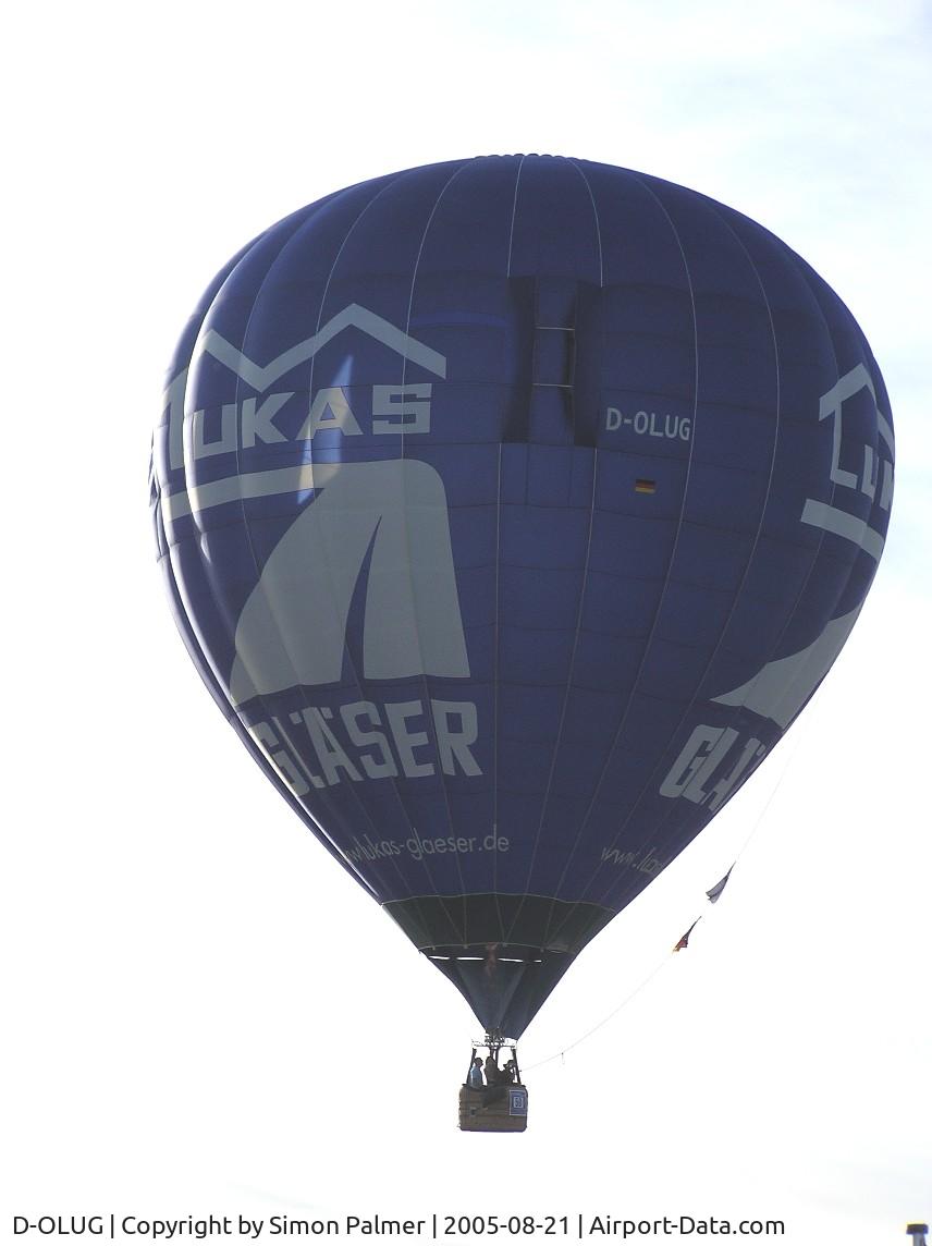 D-OLUG, 2007 Cameron Balloons Z-120 C/N 11039, Hot-air balloon over Northampton