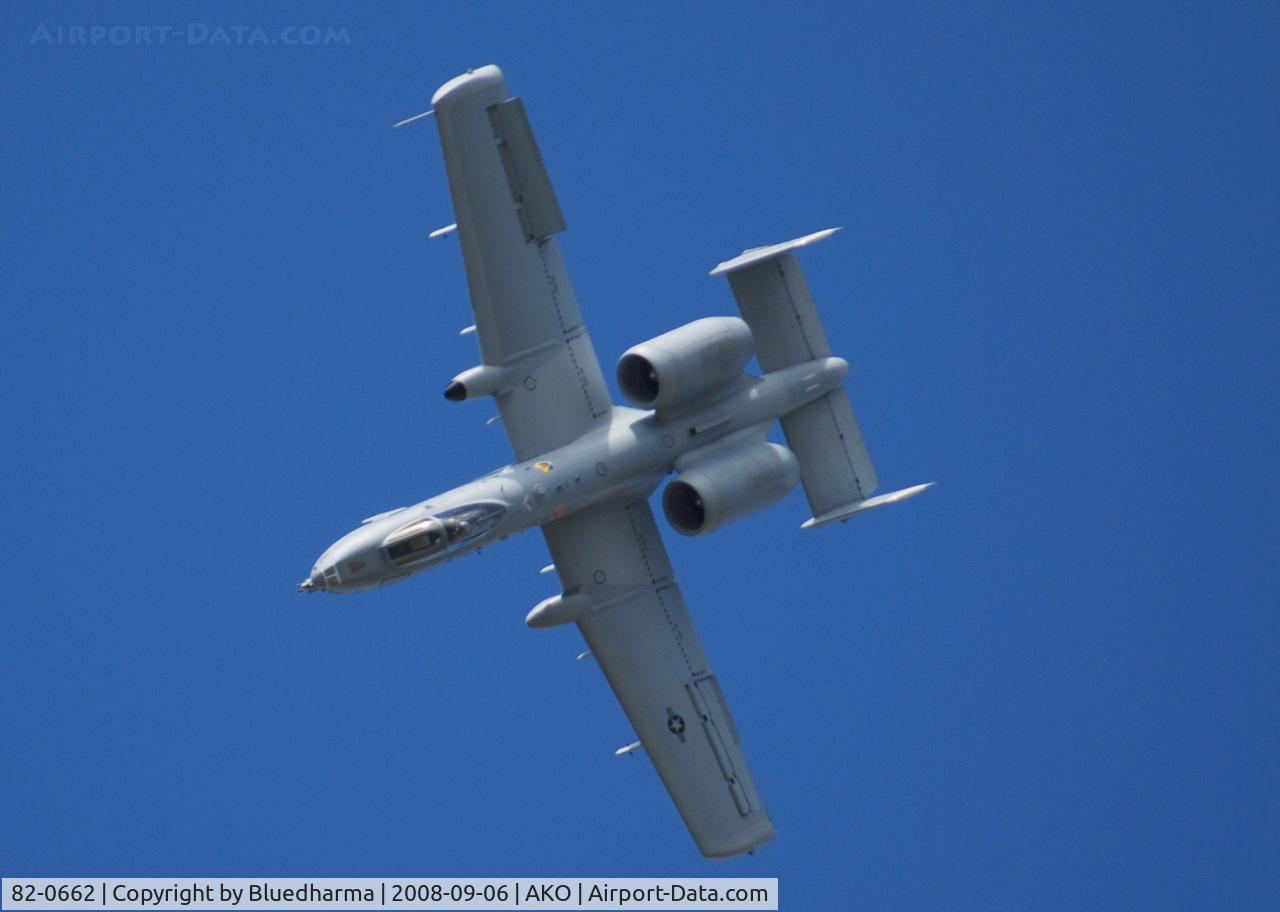 82-0662, 1982 Fairchild Republic A-10A Thunderbolt II C/N A10-0710, National Radial Engine Exhibition Flight of West Coast A-10 Thunderbolt II Demonstration Team.