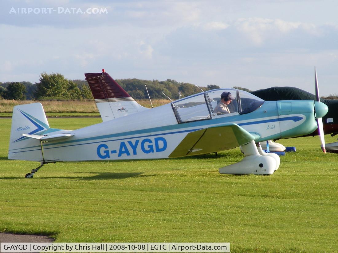 G-AYGD, 1963 CEA Jodel DR1050 Sicile C/N 515, private