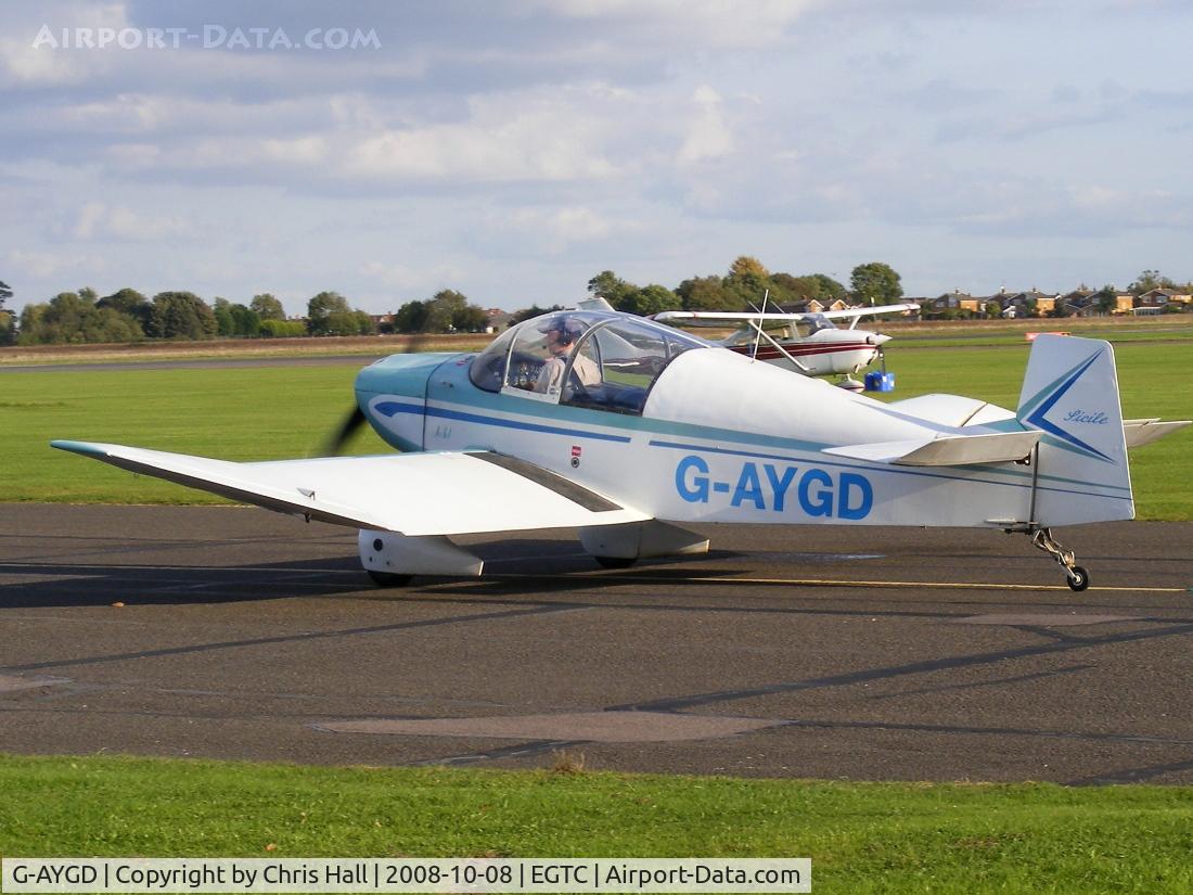 G-AYGD, 1963 CEA Jodel DR1050 Sicile C/N 515, private