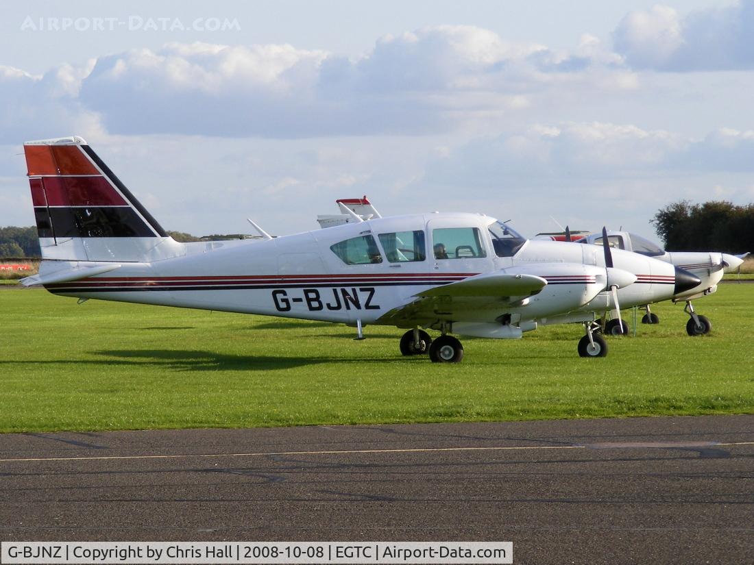 G-BJNZ, 1979 Piper PA-23-250 Aztec C/N 27-7954099, at Cranfield