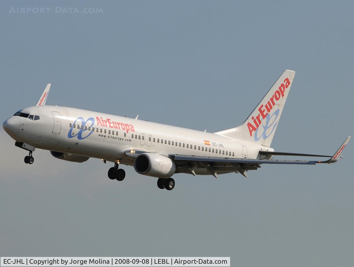 EC-JHL, 2005 Boeing 737-85P C/N 33976, Amazing approach..!!!