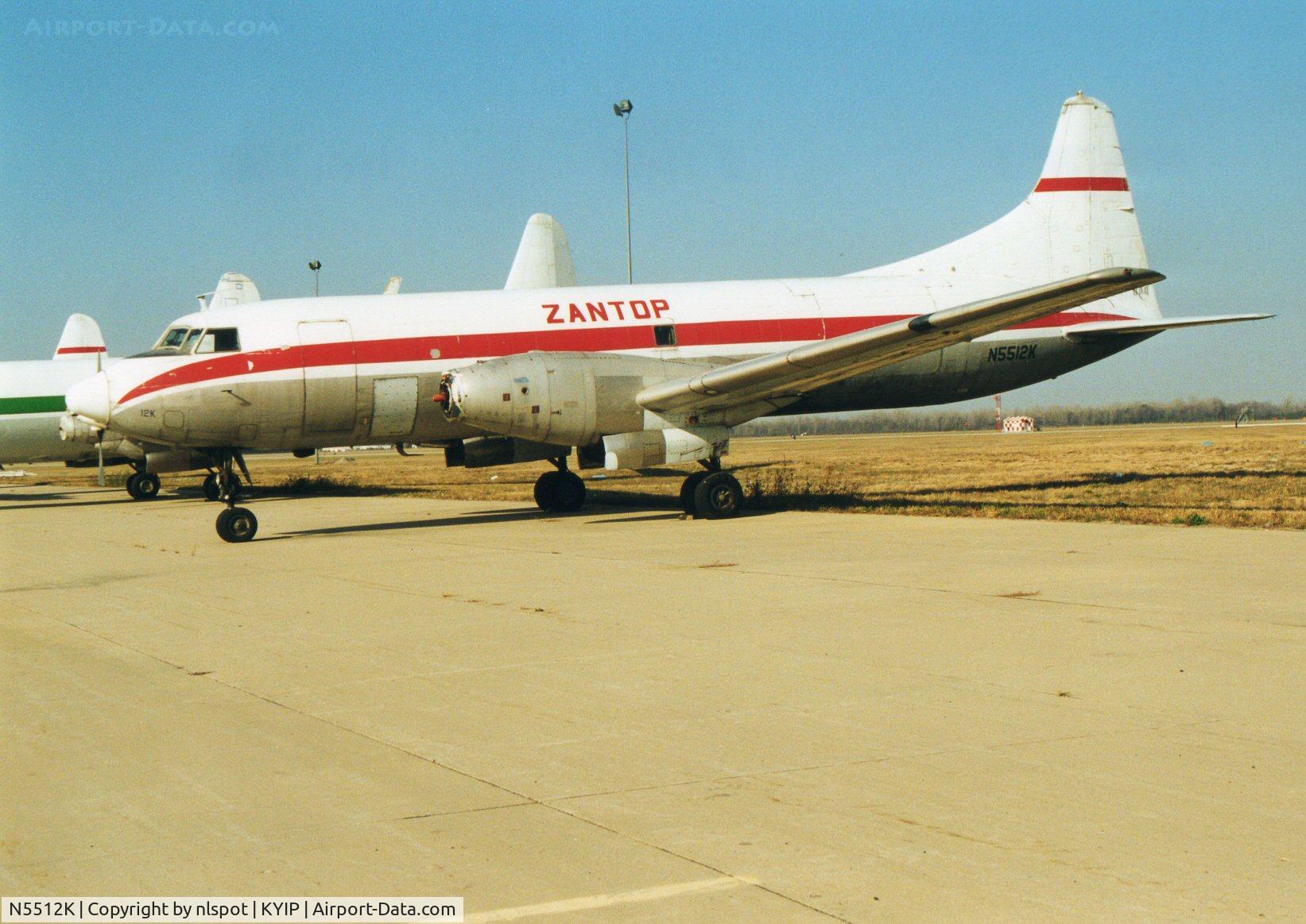 N5512K, 1953 Convair 640-340D C/N 134, Stored.