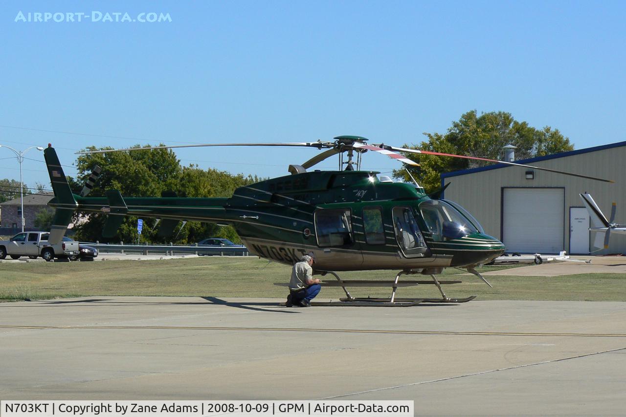 N703KT, 2004 Bell 407 C/N 53619, At Grand Prairie Municipal