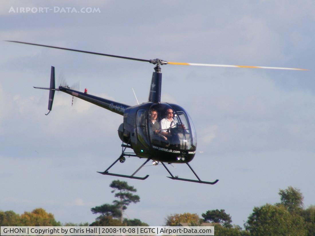 G-HONI, 1988 Robinson R22 Beta C/N 0871, Patriot Aviation Ltd