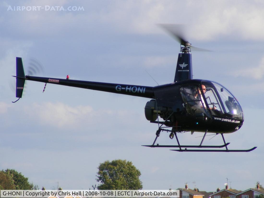 G-HONI, 1988 Robinson R22 Beta C/N 0871, Patriot Aviation Ltd