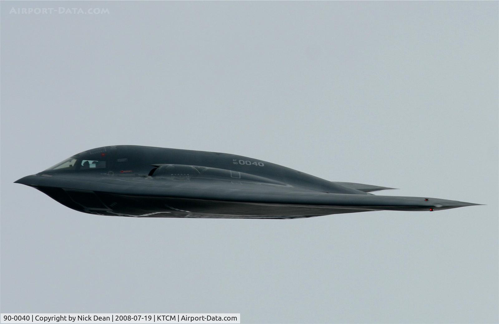 90-0040, Northrop Grumman B-2A Spirit C/N 1015/AV-15, McChord Airshow