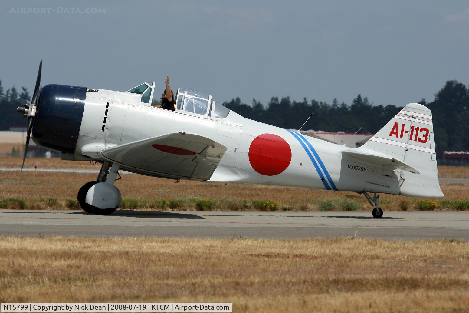N15799, 1945 Canadian Car & Foundry Harvard MK IV C/N CCF4-117, McChord Airshow