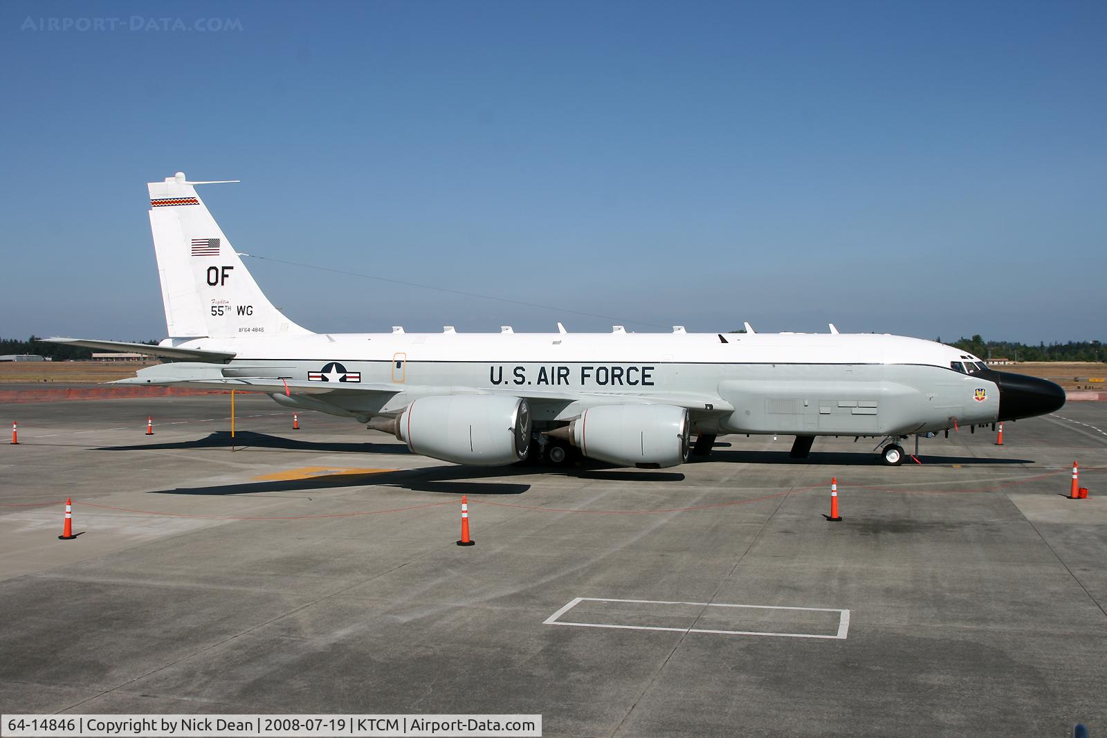 64-14846, Boeing RC-135E Rivet Joint C/N 18786, McChord Airshow
