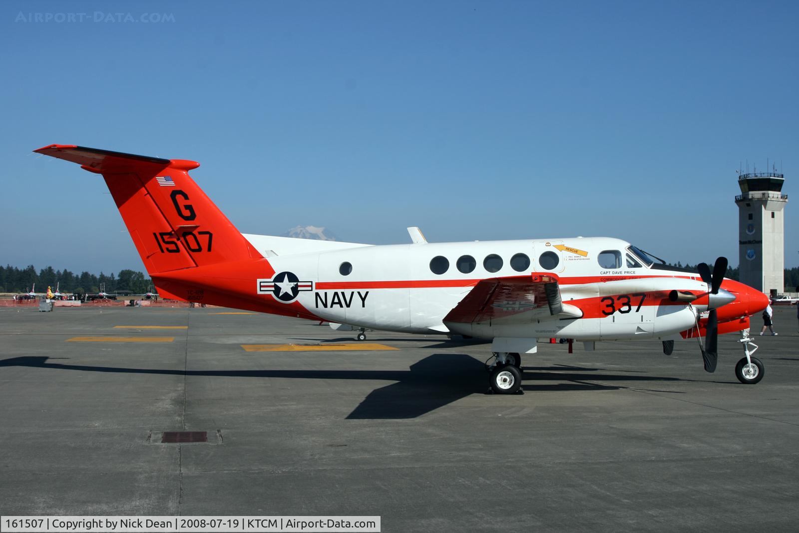 161507, Beech TC-12B Huron C/N BJ-55, McChord Airshow