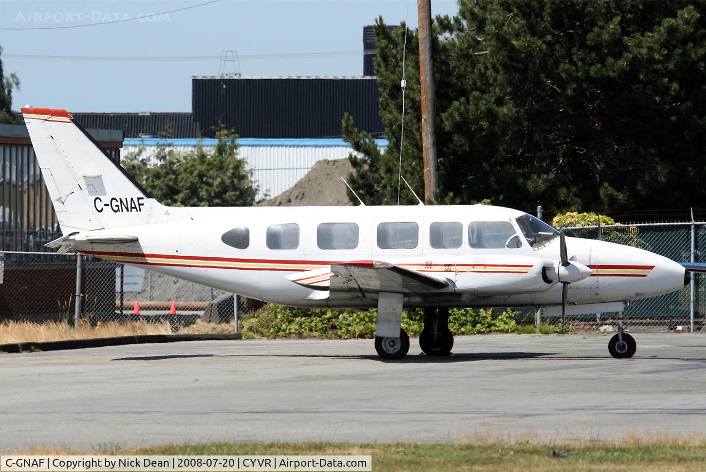 C-GNAF, 1980 Piper PA-31-350 Chieftain C/N 31-8052130, /