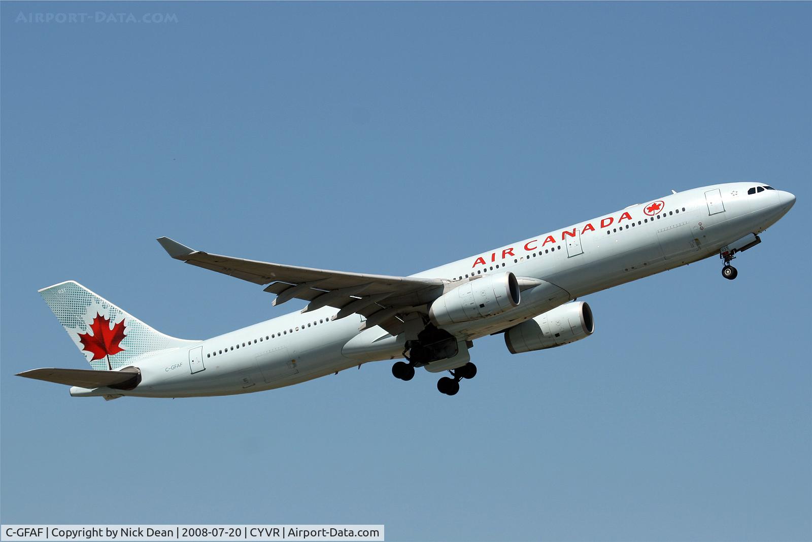 C-GFAF, 1999 Airbus A330-343 C/N 0277, /