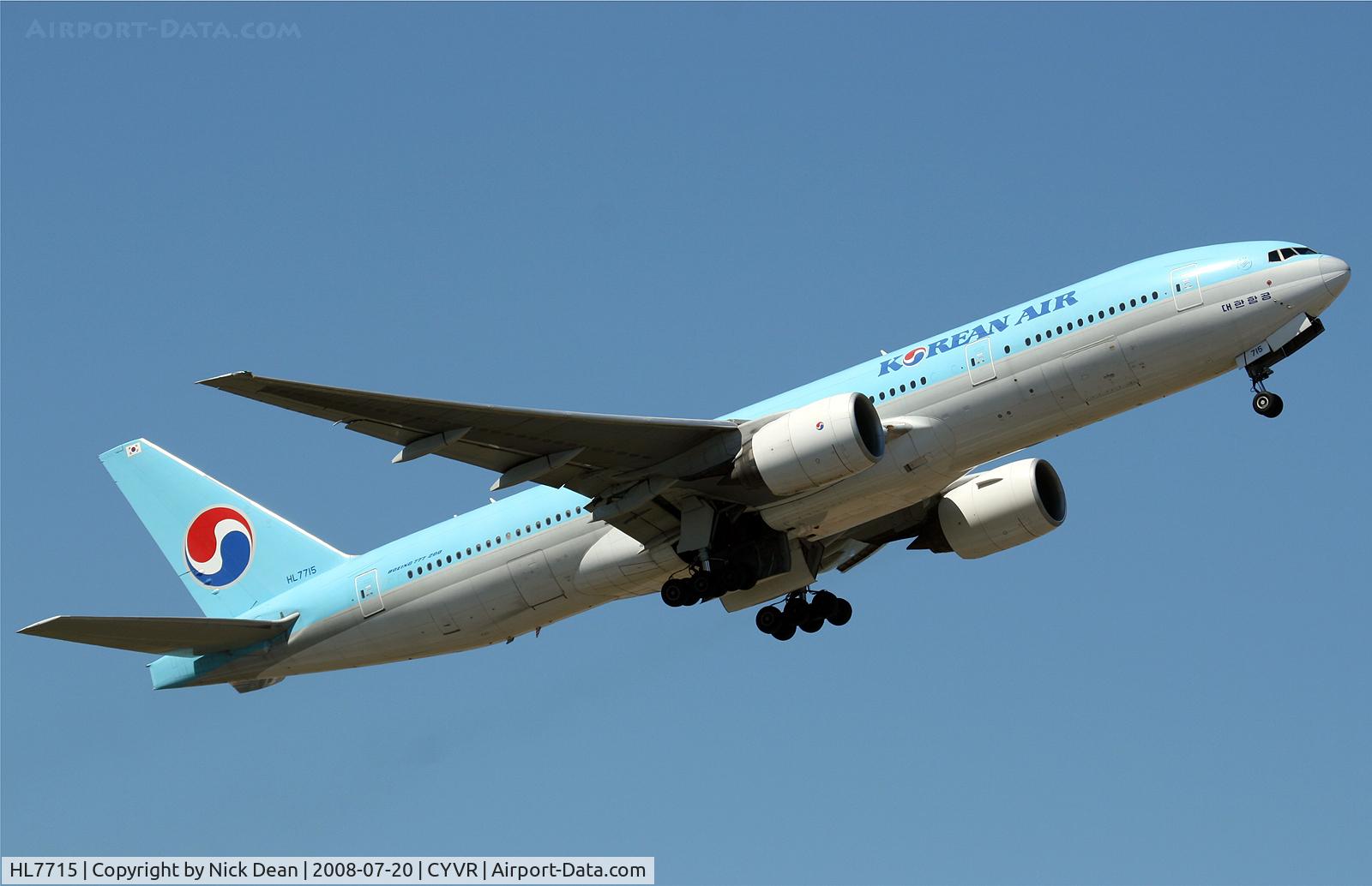 HL7715, 2002 Boeing 777-2B5/ER C/N 28372, /