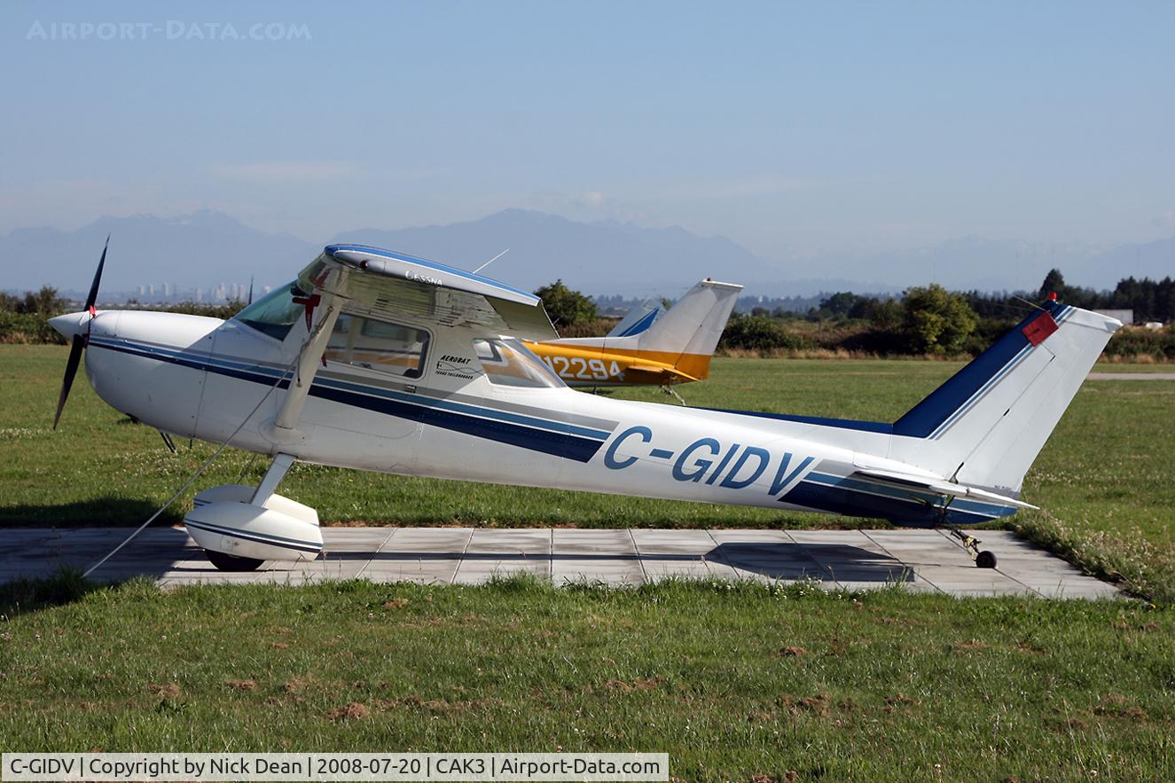 C-GIDV, 1976 Cessna A150M Aerobat C/N A1500681, Delta Airpark BC