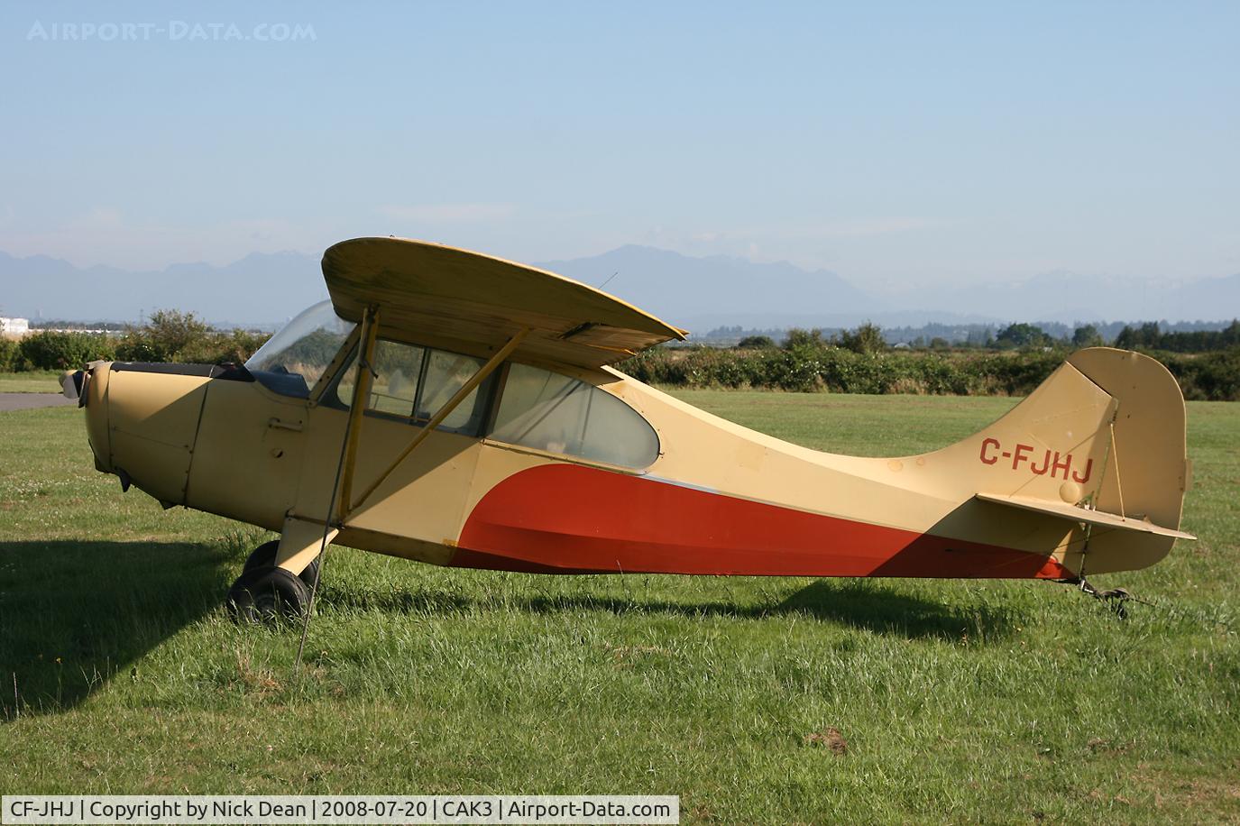 CF-JHJ, 1946 Aeronca 7CCMX C/N 7CCM6732X, Delta Airpark BC