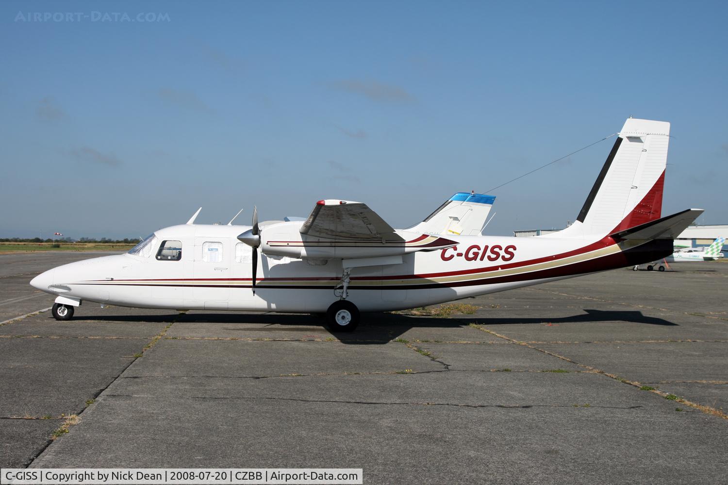 C-GISS, Aero Commander 680FLP Commander C/N 1497-15, Boundary Bay BC