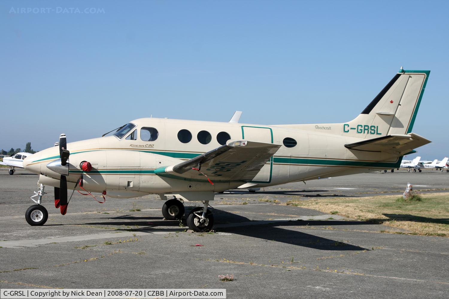 C-GRSL, 1974 Beech C90 King Air C/N LJ-609, Boundary Bay BC