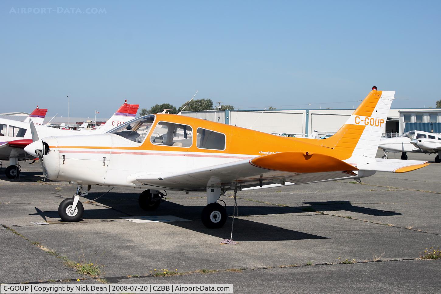 C-GOUP, 1974 Piper PA-28-140 Cherokee C/N 28-7425426, Boundary Bay BC