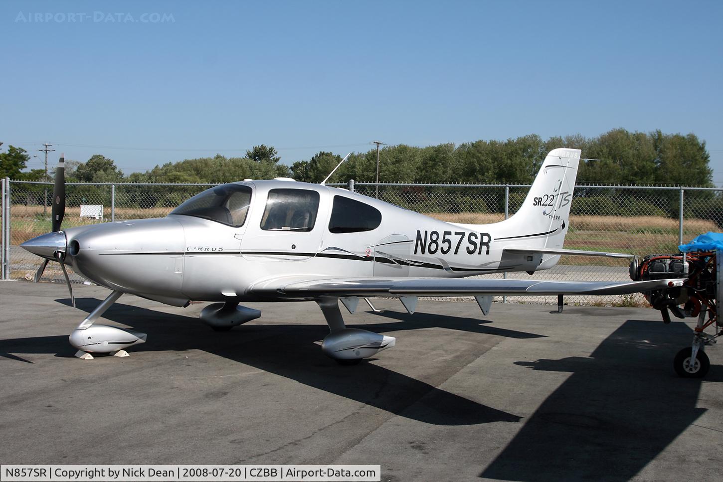 N857SR, 2006 Cirrus SR22 C/N 2246, Boundary Bay BC