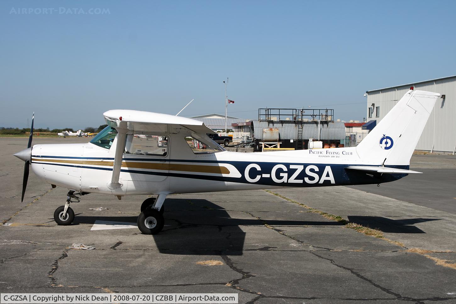 C-GZSA, 1977 Cessna 152 C/N 15280533, Boundary Bay BC