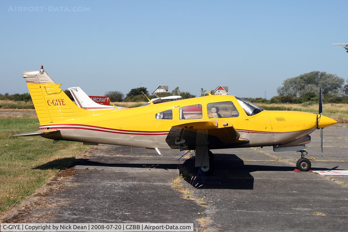 C-GIYE, 1977 Piper PA-28R-201T Cherokee Arrow III C/N 28R-7803049, Boundary Bay BC