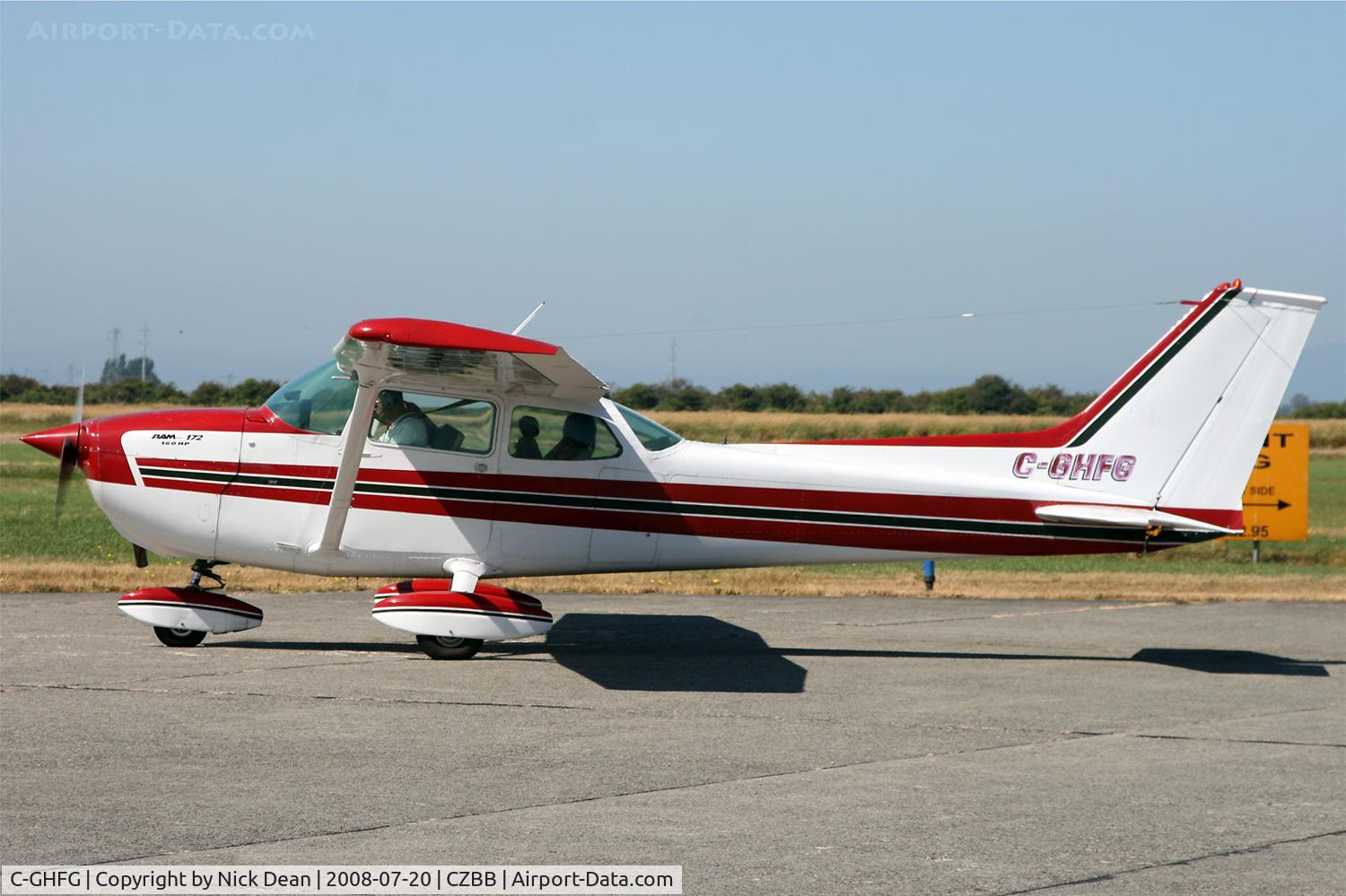C-GHFG, 1972 Cessna 172M C/N 17261165, Boundary Bay BC