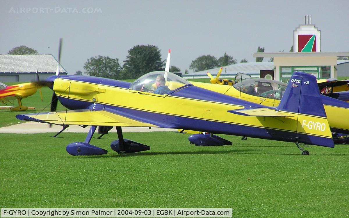 F-GYRO, Mudry CAP-21 C/N 25, CAP232 at Sywell