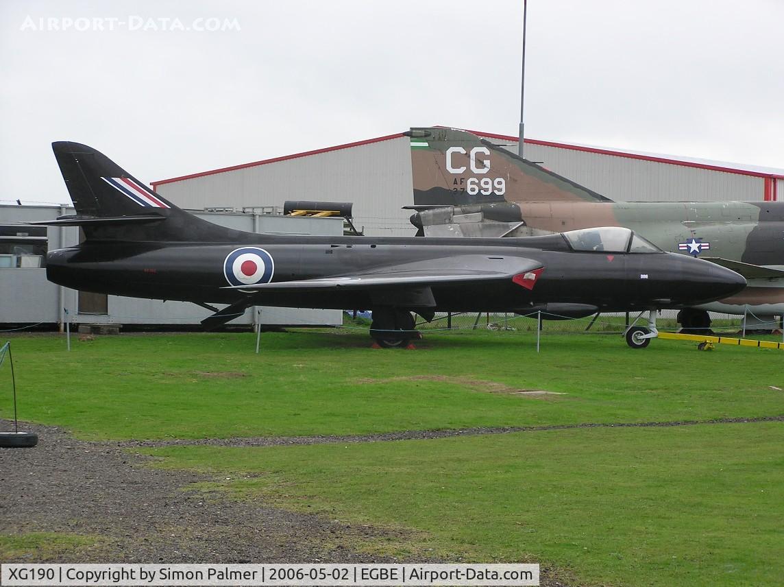 XG190, Hawker Hunter F.51 C/N 41H/680284, Preserved Hunter in Midland Air Museum
