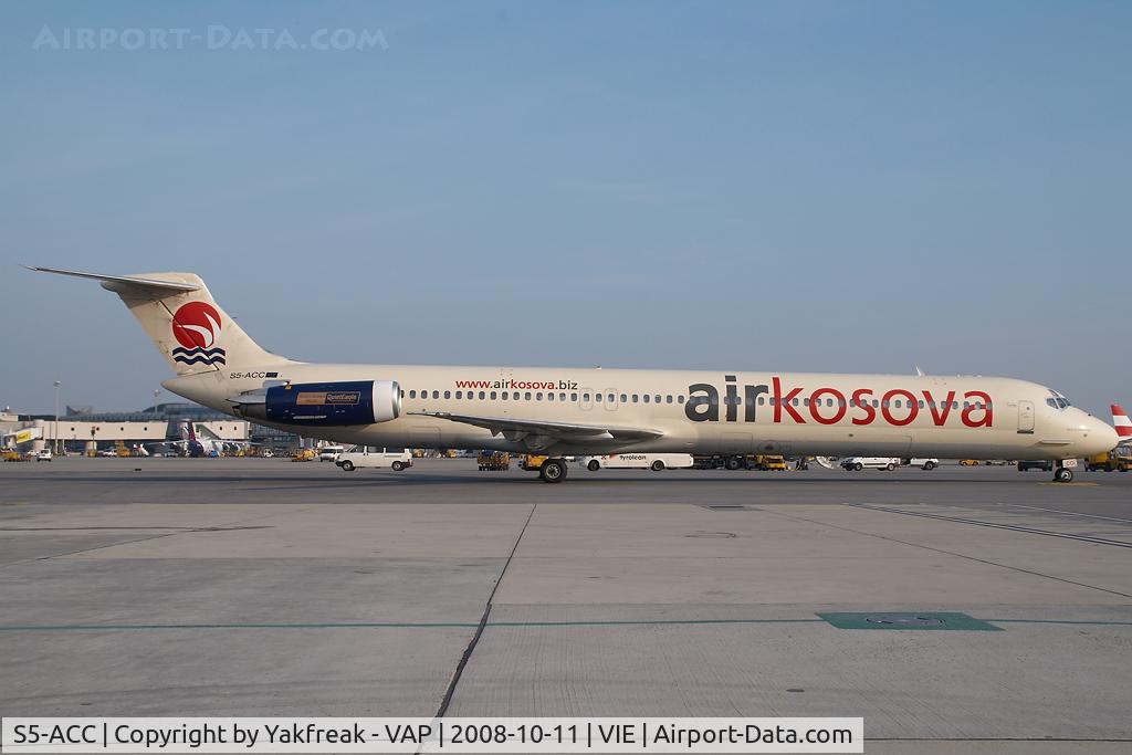S5-ACC, 1982 McDonnell Douglas MD-82 (DC-9-82) C/N 48095, Air Kosova MD80